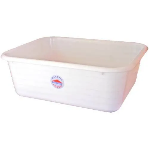 Plastic H.Batea Rect. 21L.42x33x14