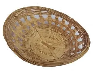 Panera Oval Calada 20cm Mimbre