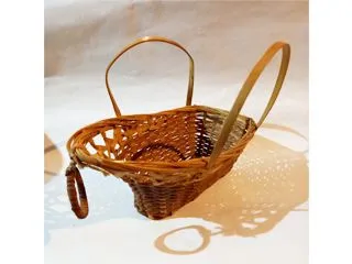 Cestita para Vino de Mimbre 25cm