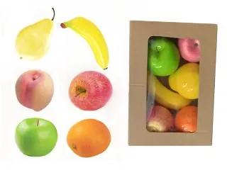 Crystal Rock Set x 6 Frutas Plasticas
