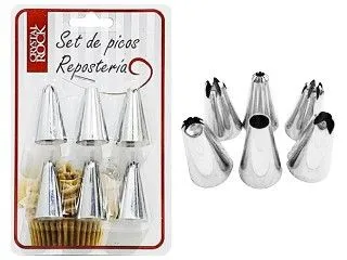 Crystal Rock Set 6 Picos Decorar Acero