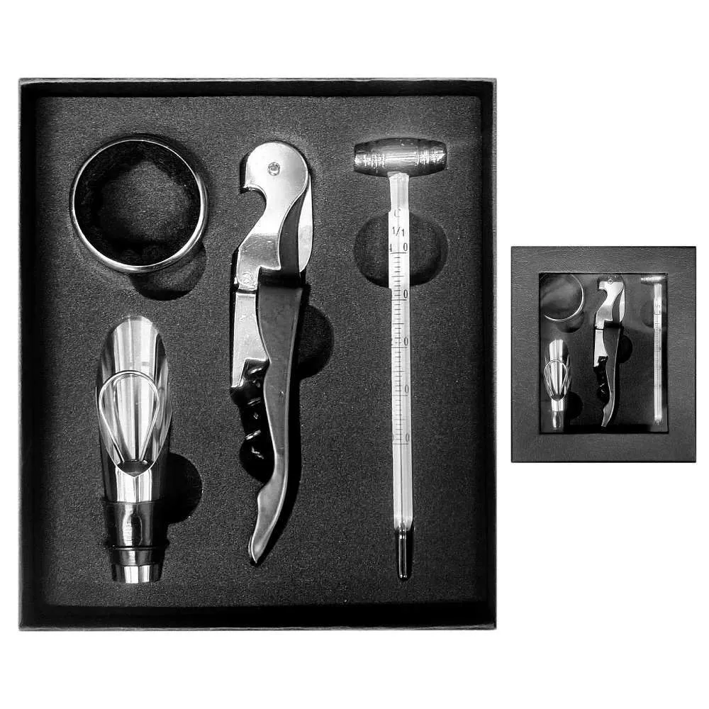 Crystal Rock Set 4 Accesorios de Vino
