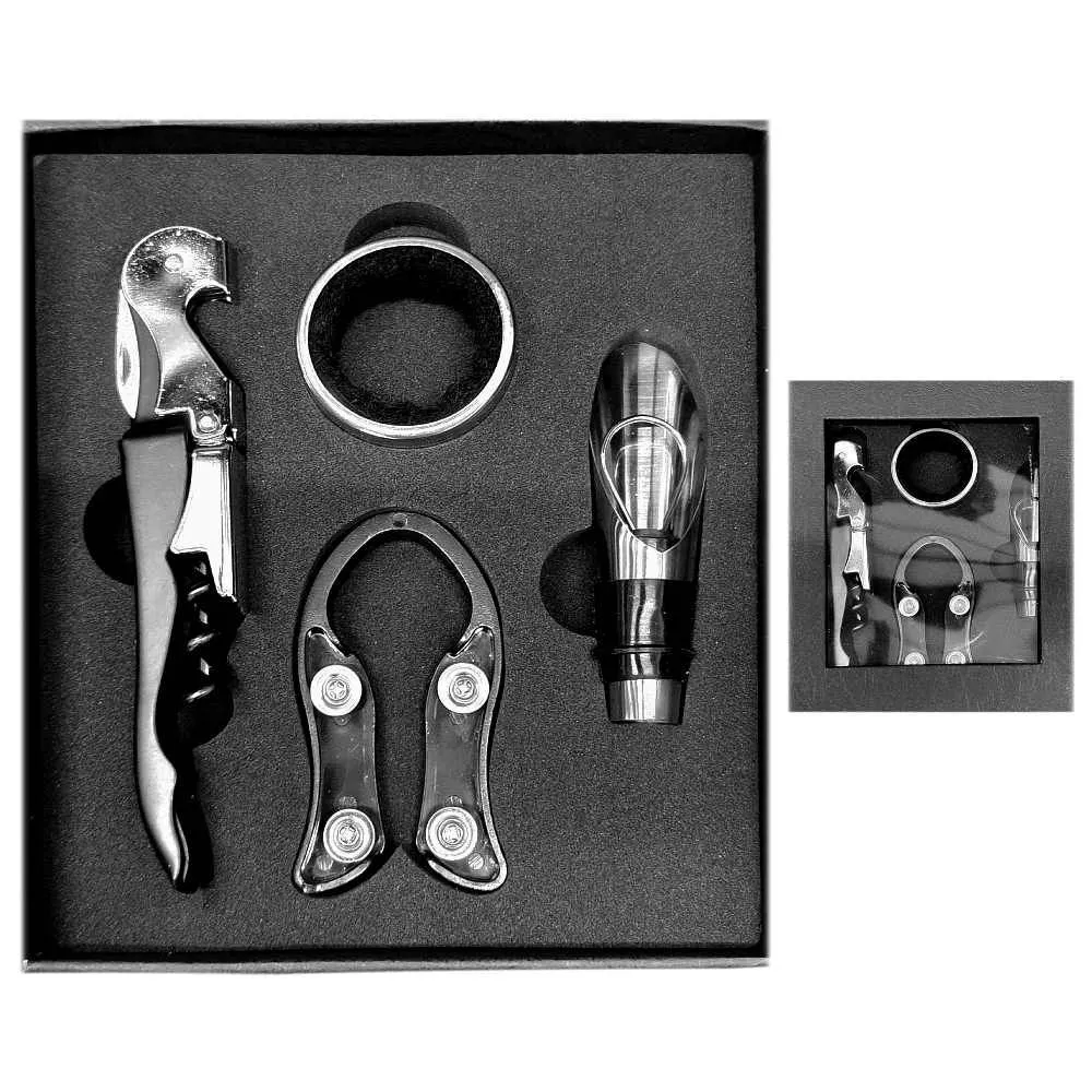Crystal Rock Set 4 Accesorios de Vino