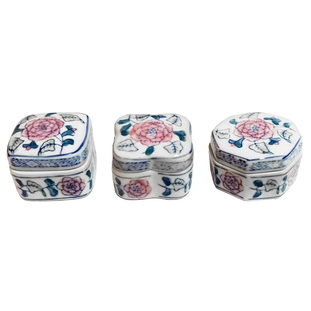 Alhajero Porcelana 5cm Decorado 3 Modelo