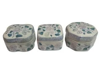 Alhajero Porcelana 6cm Decorado 3 Modelo