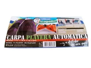 Carpa Playera Automatica 270x155x140cm