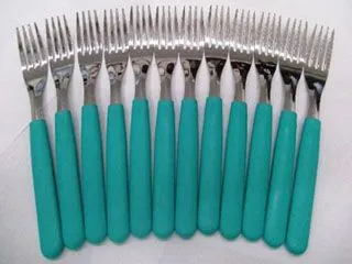 Carol m/Aquamarine Tenedor Mesa
