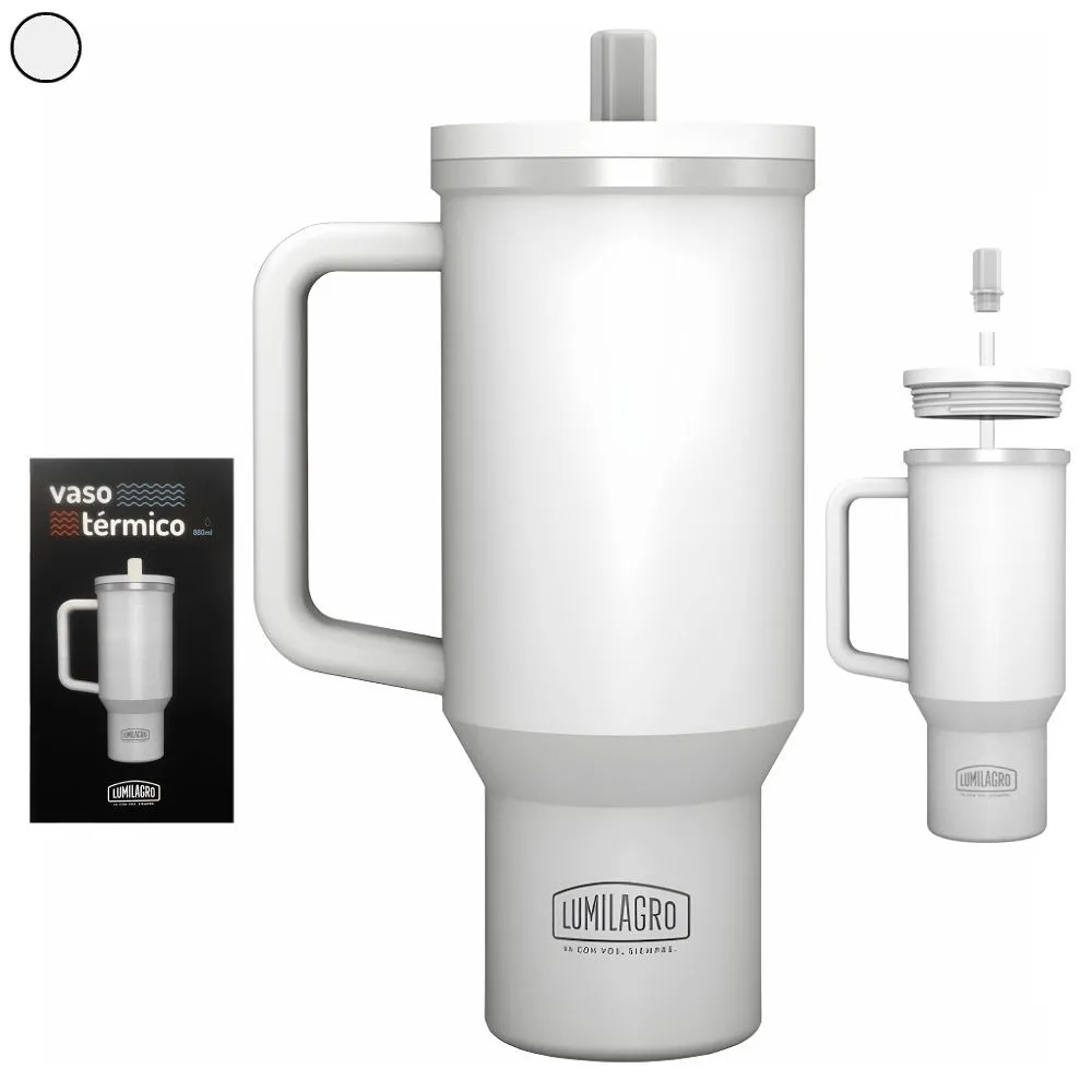 Lumilagro Vaso Termico 880ml con Sorbete