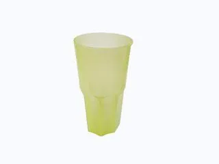 JL Vaso Hexagonal 400ml. Plastico