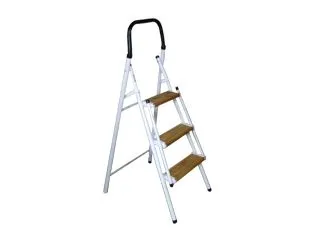 Escalera Metalica 5 Escalon en Madera