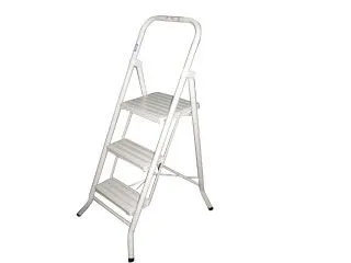 Escalera 3 Peldaños Metalicos Rebatible