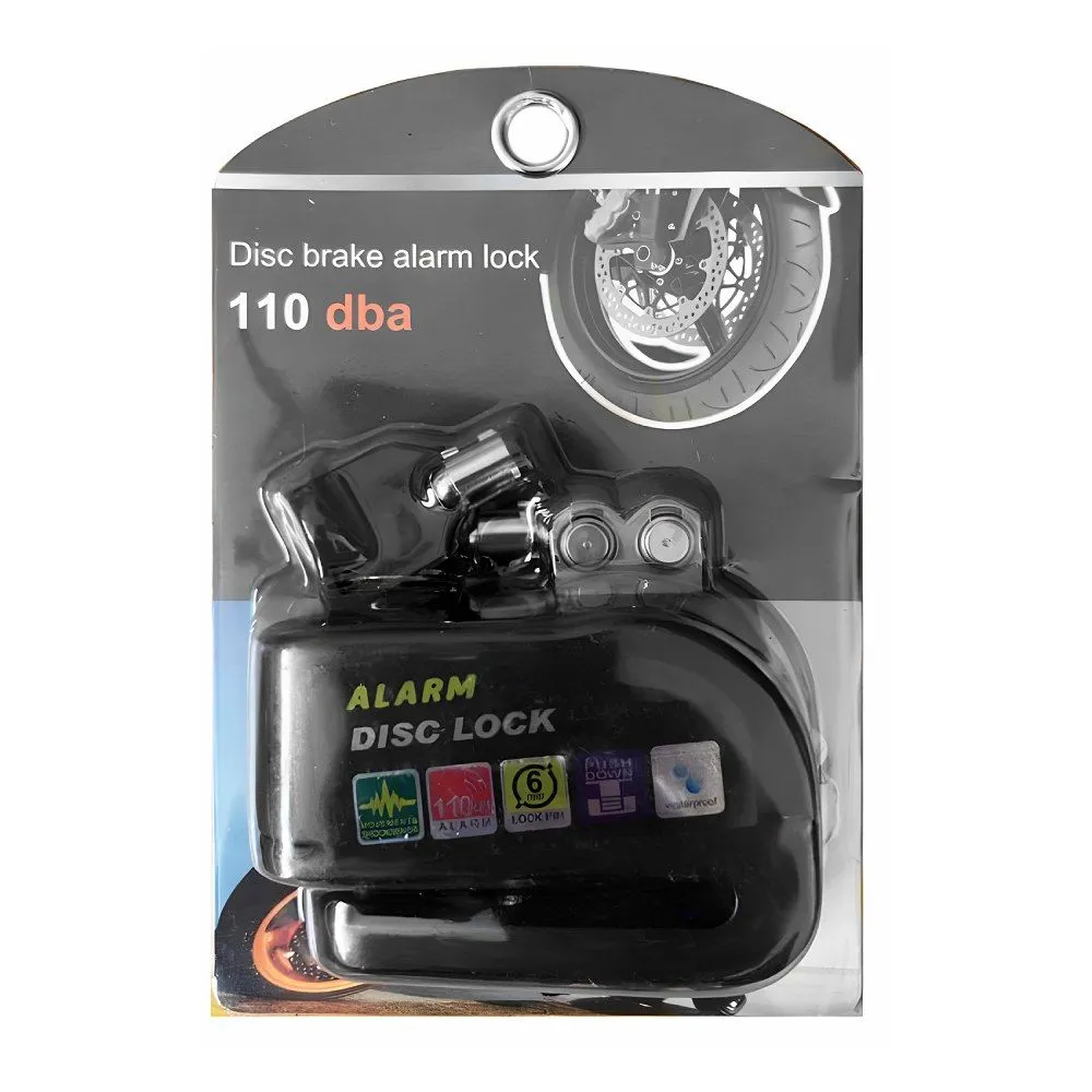 Traba de Moto con Alarma
