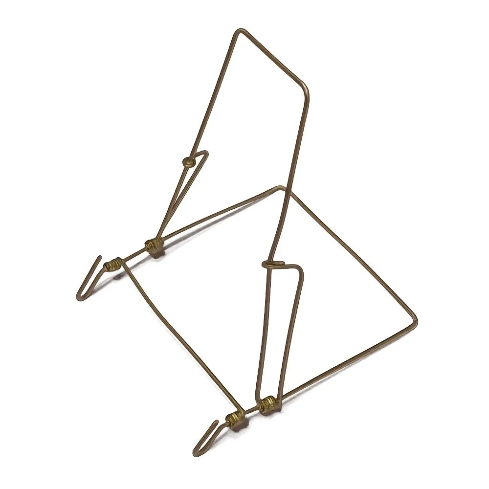 Atril de Apoyar de Bronce p/Plato Mesa