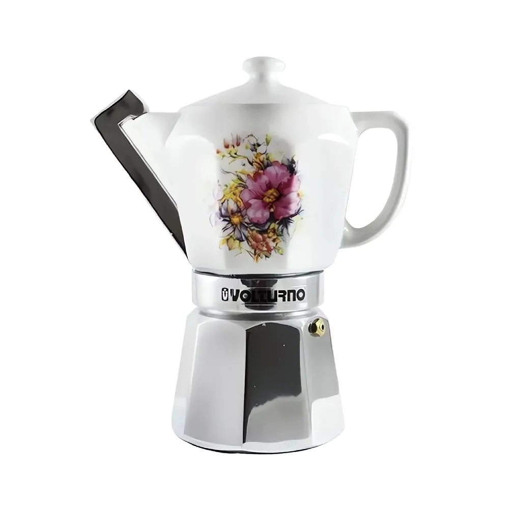 Volturno Cafetera Porcelana 6 Pocillos