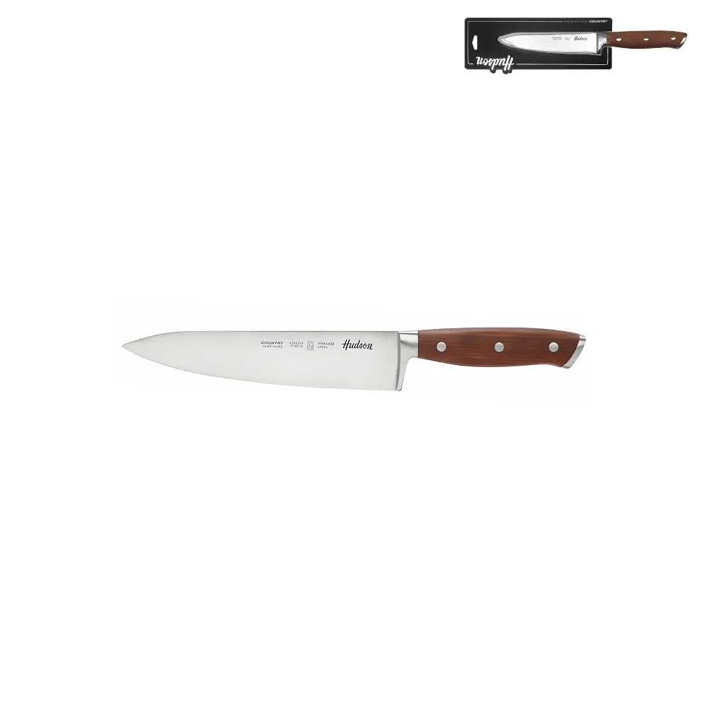 Hudson Country Cuchillo Chef 6" m/Madera