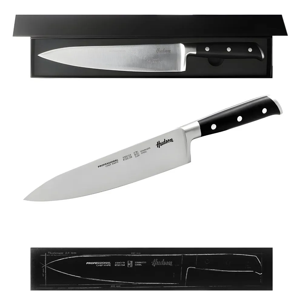 Hudson Professional Cuchillo 8" c/Estuch