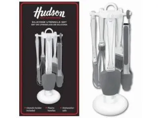 Hudson Set 5 Utensilios Sil Base Gira