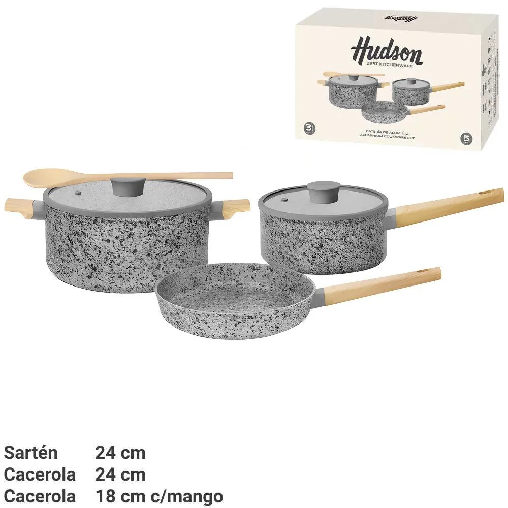 Hudson Stone Forjado Bateria 5pz.