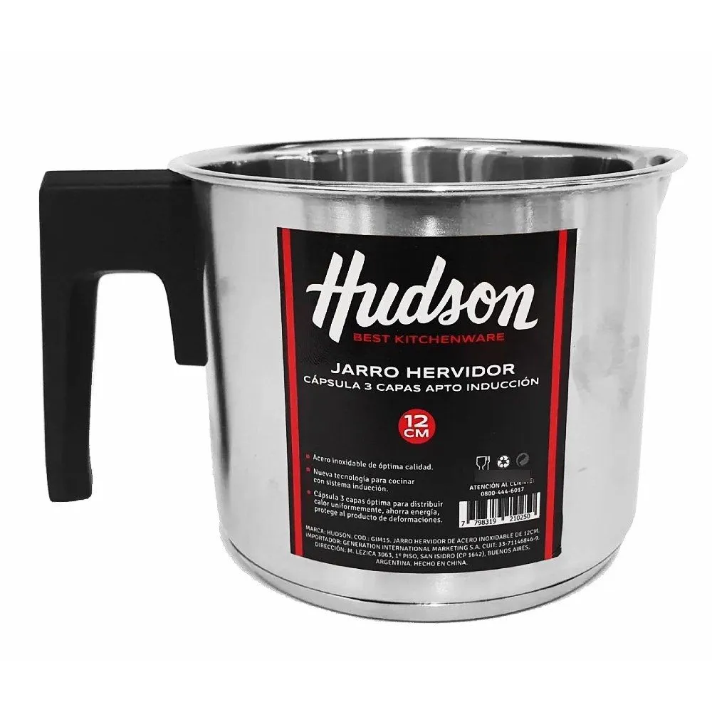 Hudson Acero Jarro Hervidor 12cm Triple