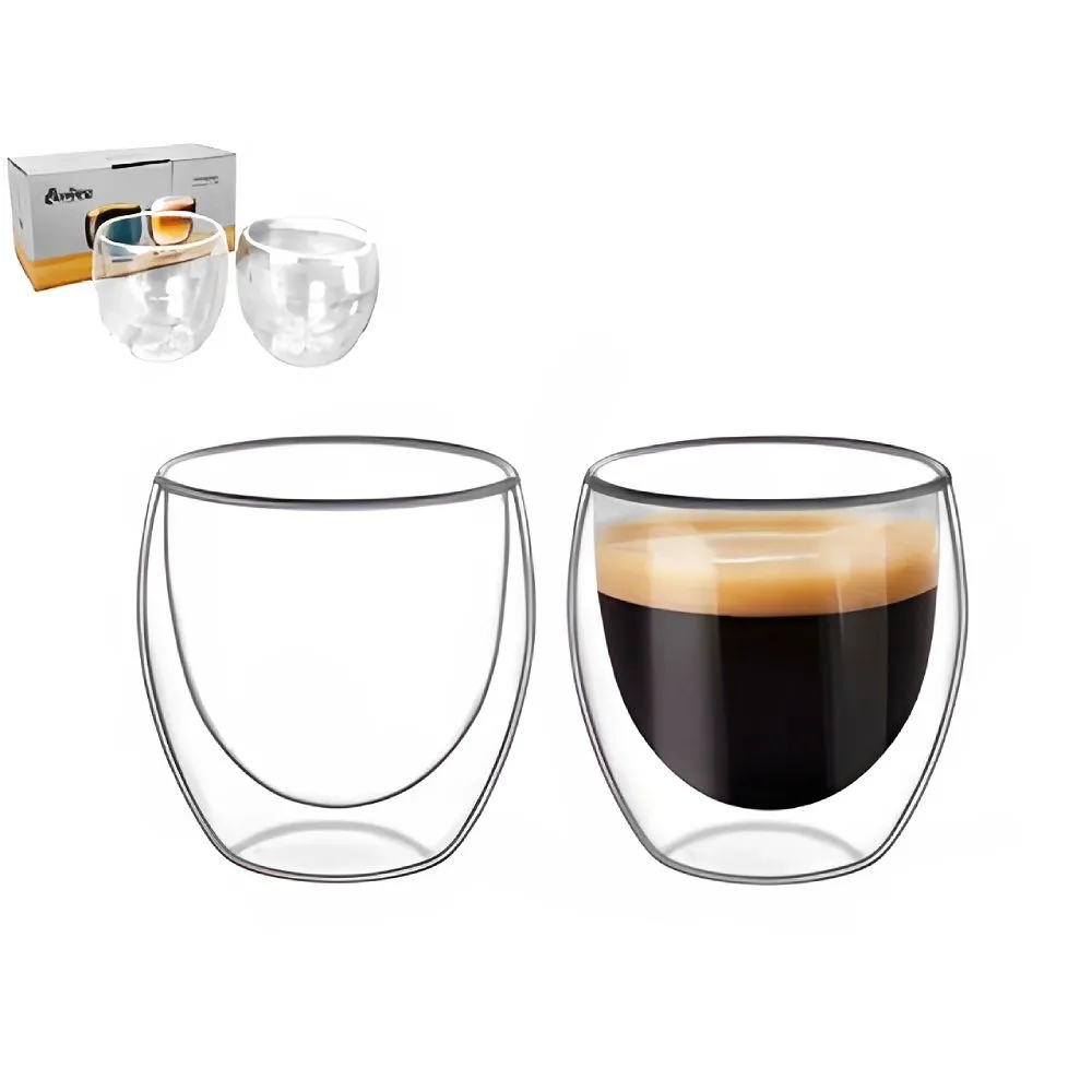 Hudson Set 2 Vasos Doble Pared 150ml