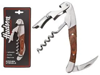 Hudson Sacacorcho Doble Impulso Madera