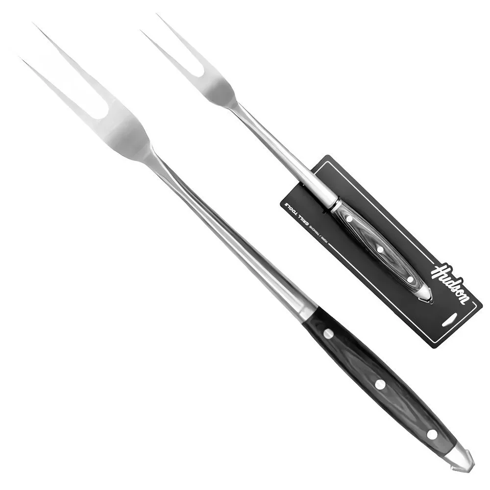 Hudson Tenedor Parrilla Ac. Inox. m/Madera