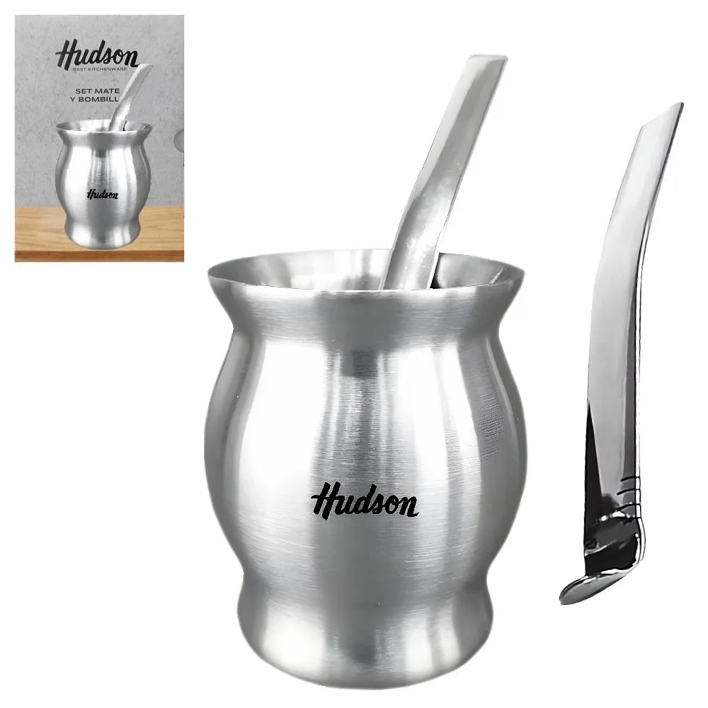 Hudson Mate Acero c/Bombilla Copa Pulido
