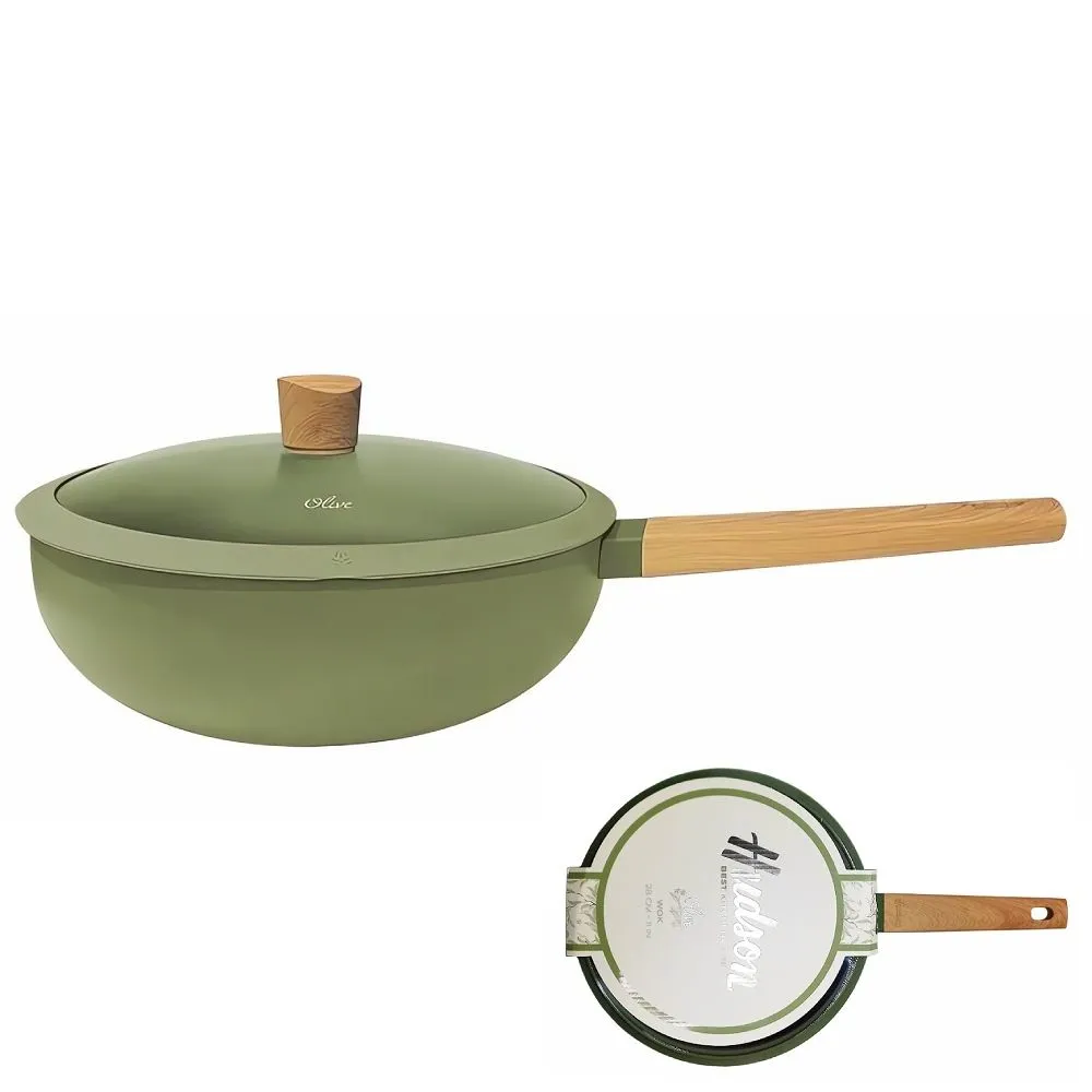 Hudson Olive Wok Antadherente 28cm
