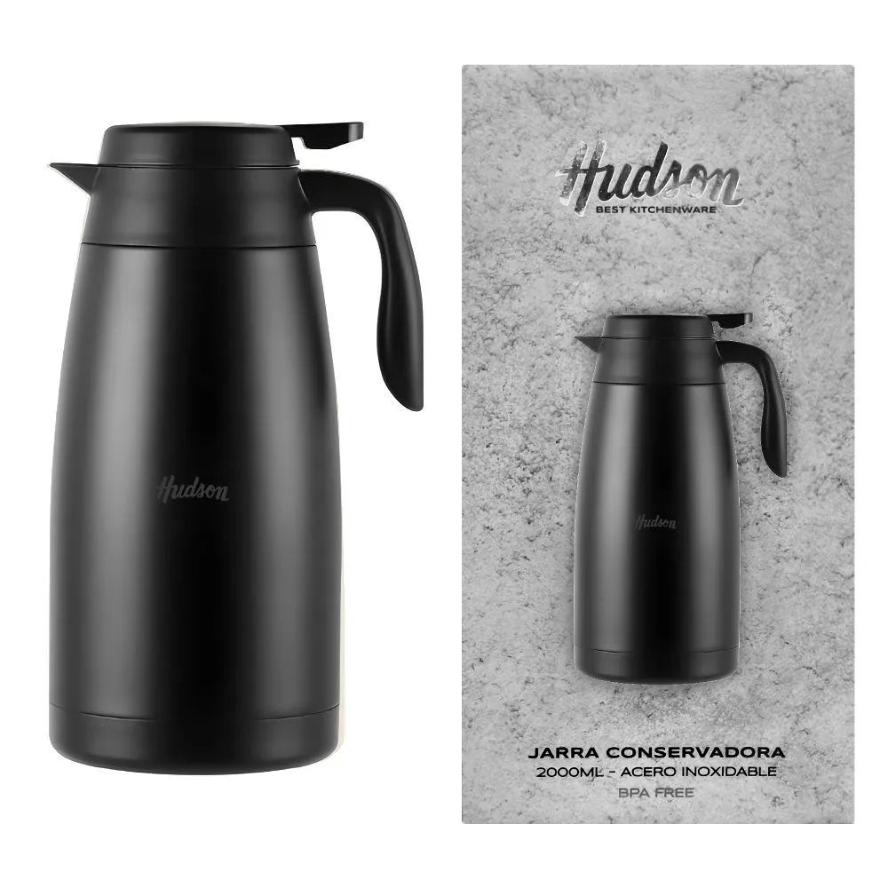 Hudson Jarra Conservadora 2L Negro