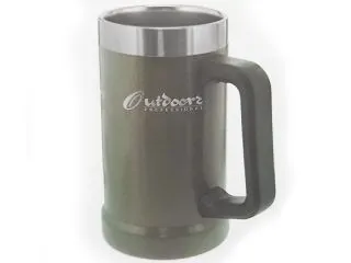 Outdoors Chop Beer 709ml. Verde
