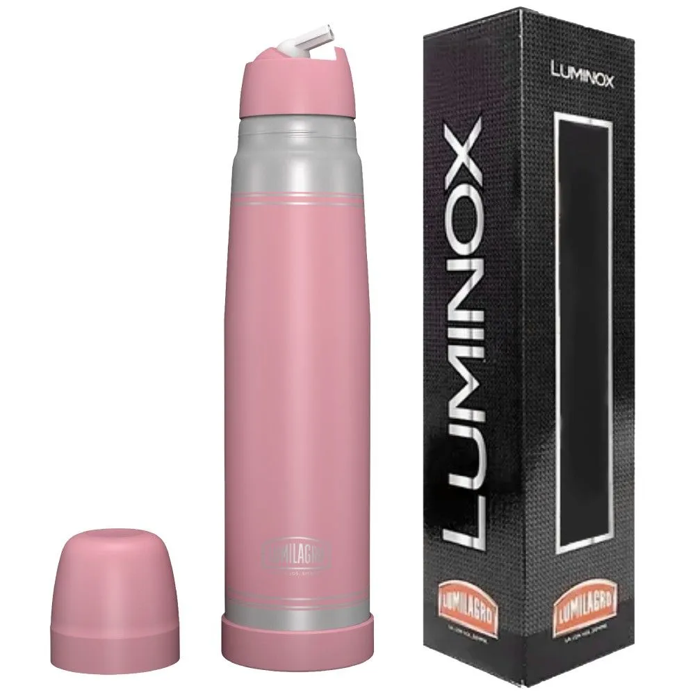 Lumilagro Termo Luminox Color Rosa Caja