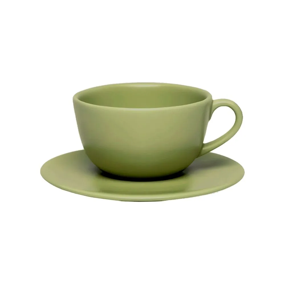 Oxford Oliva Taza Te 200ml c/Plato