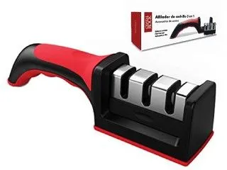 Crystal Rock Afilador de Cuchillo 3 en 1