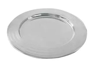Acero Plato de Sitio 30cm Liso
