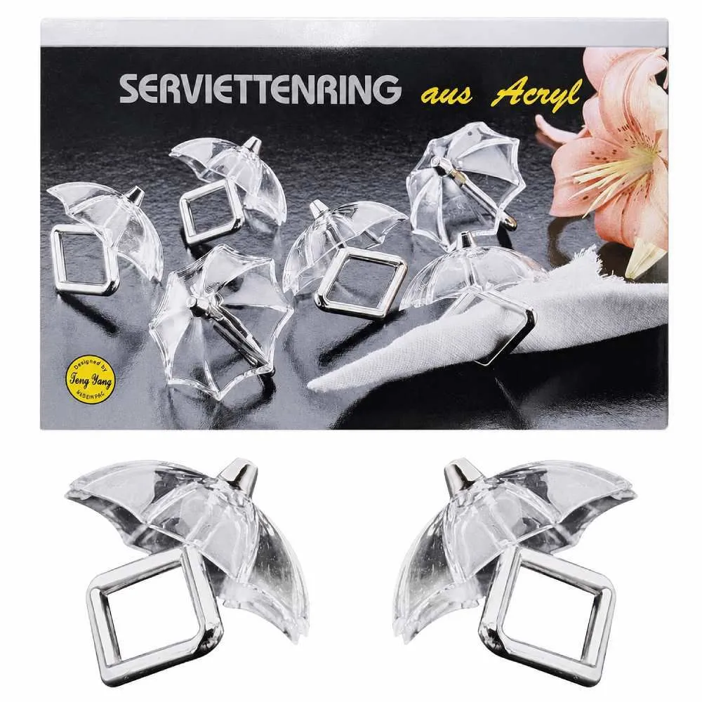 Servilleteros Acrylico Paragua Setx6