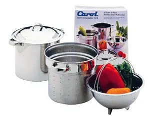 Carol Set Olla 7,6L+Colapasta+Vaporiera