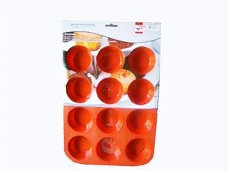 Silicona Molde p/Muffins x 12