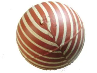 Pulpo Pelota Rayada Nº4 10cm