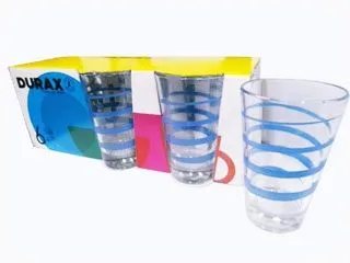 Durax Vaso Pack x6 Espiral Azul