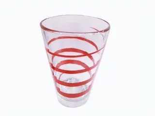 Durax Vaso Tango Degrade Rojo