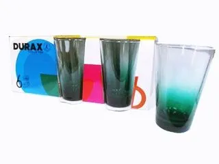 Durax Vaso Pack x6 Degrade Verde