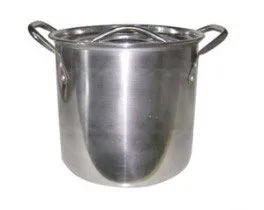 Carol Olla Alta Acero 11L. c/Asas Acero