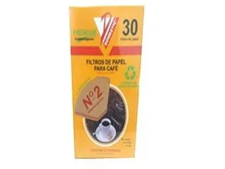 Filtro de Papel p/Cafe Nº2 x 30