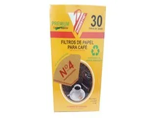 Filtro de Papel p/Cafe Nº4 x 30
