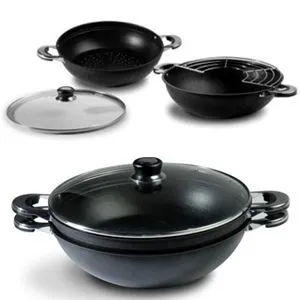 Marmicoc Wok Vaporiera 32cm c/Colador