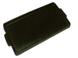 Barbero Plancha 2 Hornallas Lisa 47x25cm