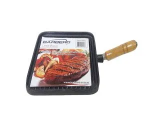 Barbero Plancha Cuad. Ray. 24cm c/Mgo. CX4