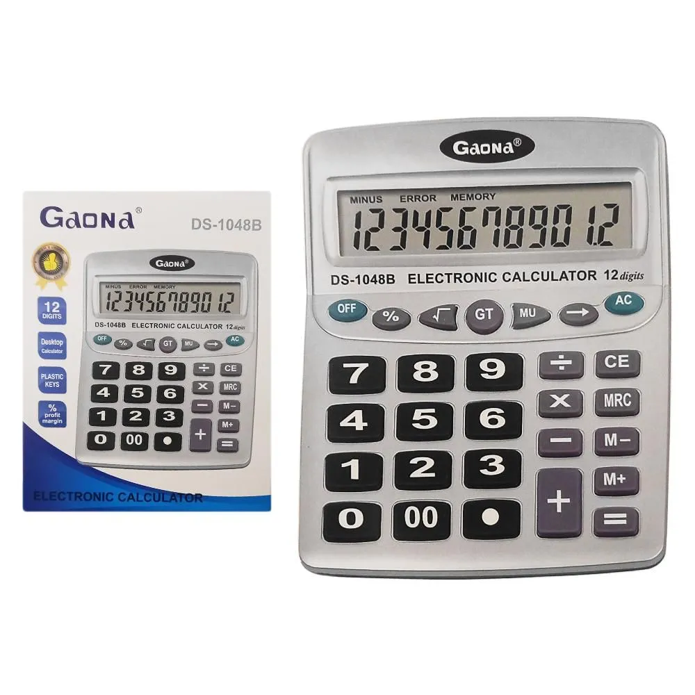 Calculadora Gaona DS-1048b 204x159x41mm