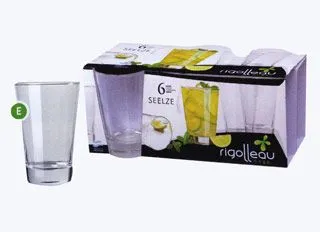 Rigolleau Vaso Seelze T/L Pack x6