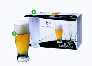 Rigolleau Vaso Amsterdam Pack x6